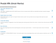 Tablet Screenshot of produkwanitahpa.blogspot.com