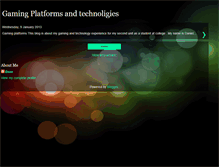 Tablet Screenshot of gamingplatform.blogspot.com