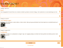 Tablet Screenshot of knokkelbeinet.blogspot.com