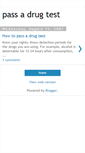 Mobile Screenshot of pass-a-drug-test-detox.blogspot.com
