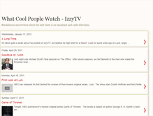 Tablet Screenshot of izzytv.blogspot.com