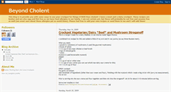 Desktop Screenshot of beyondcholent.blogspot.com