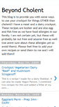 Mobile Screenshot of beyondcholent.blogspot.com