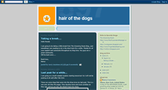 Desktop Screenshot of hairofthedogs.blogspot.com