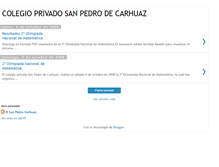 Tablet Screenshot of colegioprivadosanpedrodecarhuaz.blogspot.com