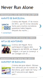 Mobile Screenshot of neverrunalone.blogspot.com