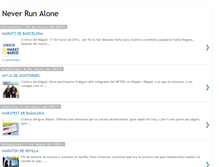 Tablet Screenshot of neverrunalone.blogspot.com