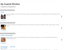 Tablet Screenshot of mycoastalkitchen.blogspot.com