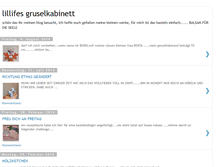 Tablet Screenshot of lillifes-gruselkabinett.blogspot.com