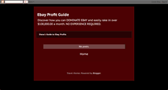Desktop Screenshot of dianasebayprofitguide.blogspot.com