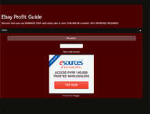 Tablet Screenshot of dianasebayprofitguide.blogspot.com