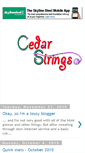 Mobile Screenshot of cedarstrings.blogspot.com