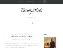 Tablet Screenshot of beautyandnail.blogspot.com