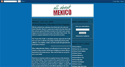 Desktop Screenshot of mexicotourism.blogspot.com