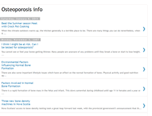 Tablet Screenshot of osteoporosiscare.blogspot.com