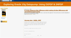 Desktop Screenshot of oracledatapump.blogspot.com