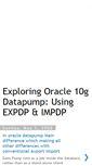 Mobile Screenshot of oracledatapump.blogspot.com