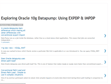 Tablet Screenshot of oracledatapump.blogspot.com