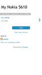 Mobile Screenshot of mynokia5610.blogspot.com