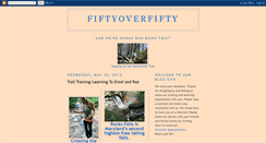 Desktop Screenshot of fiftyoverfifty.blogspot.com