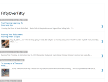 Tablet Screenshot of fiftyoverfifty.blogspot.com