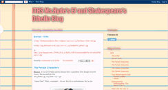 Desktop Screenshot of 2010shakespeare01.blogspot.com