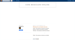 Desktop Screenshot of cinemexicanoonline.blogspot.com