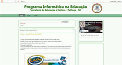Desktop Screenshot of equipeproinfoeduca.blogspot.com