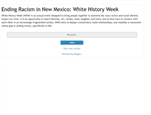 Tablet Screenshot of nmantiracism.blogspot.com