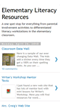 Mobile Screenshot of elementaryliteracyresources.blogspot.com