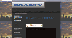 Desktop Screenshot of insantv.blogspot.com