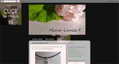 Desktop Screenshot of marie-louisef.blogspot.com