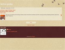 Tablet Screenshot of kritzeganka.blogspot.com