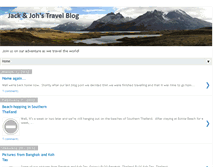 Tablet Screenshot of jackandjohtravel.blogspot.com