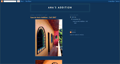 Desktop Screenshot of casadeanaaddition.blogspot.com