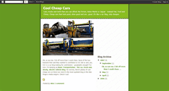 Desktop Screenshot of coolcheapcars.blogspot.com