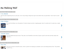 Tablet Screenshot of mawalkingwolf.blogspot.com