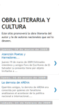 Mobile Screenshot of obraliterariaycultura.blogspot.com