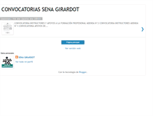 Tablet Screenshot of convocatoriassenagirardot.blogspot.com