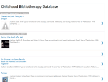 Tablet Screenshot of childhoodbibliotherapy.blogspot.com