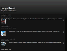 Tablet Screenshot of happy-robot.blogspot.com