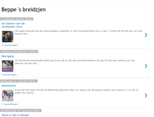 Tablet Screenshot of beppesbreidzjen.blogspot.com