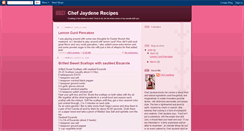 Desktop Screenshot of chefjaydeneoconnor.blogspot.com