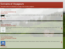 Tablet Screenshot of ecrivains-voyageurs.blogspot.com