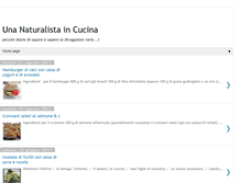 Tablet Screenshot of naturalistaincucina.blogspot.com