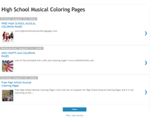 Tablet Screenshot of highschoolmusicalcoloringpages.blogspot.com