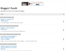 Tablet Screenshot of bloggerspundit.blogspot.com
