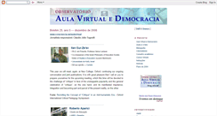 Desktop Screenshot of boletimaulavirtualedemocracia.blogspot.com