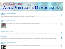 Tablet Screenshot of boletimaulavirtualedemocracia.blogspot.com