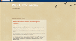 Desktop Screenshot of playgame-arena.blogspot.com